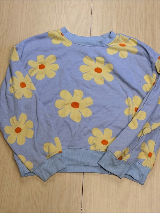 Old Navy Other - Pastel Blue Floral Crewneck Sweatshirt